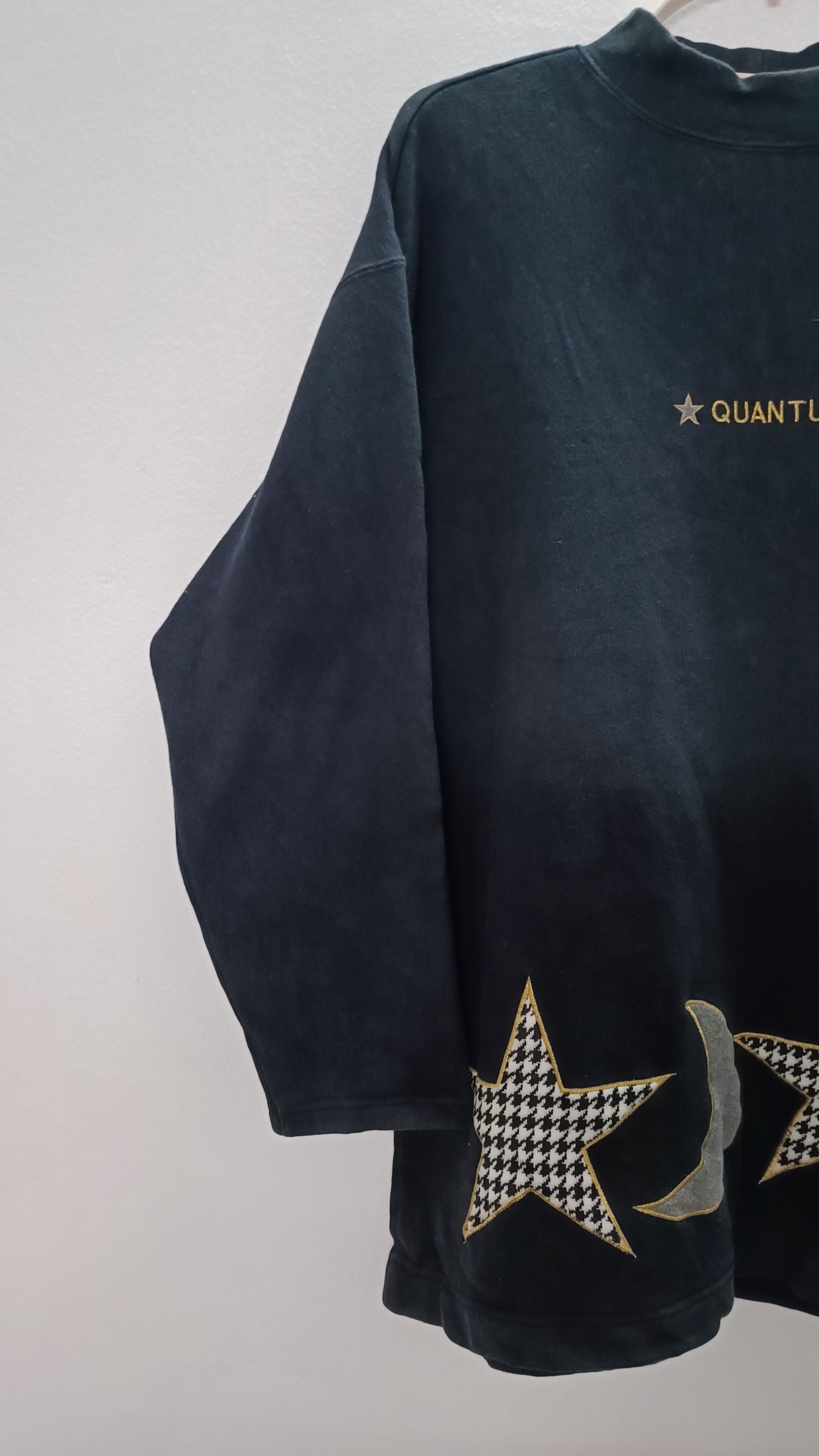 Japanese Brand × Vintage Quantum Black Sweatshirts Vintage Look Size L / US 10 / IT 46 - 5 Thumbnail