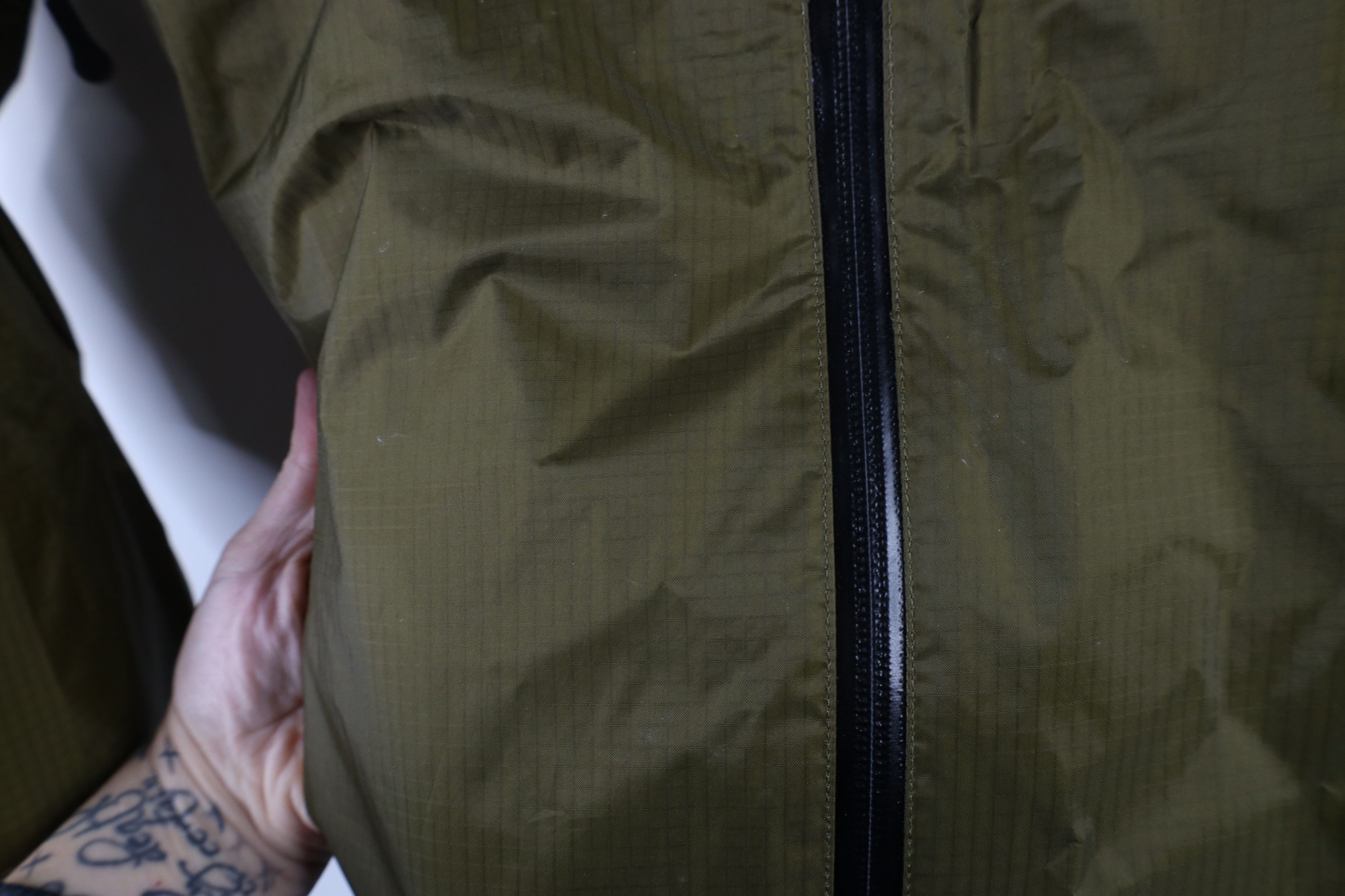 Vintage Tenkara USA Fishing Fly Weight Waterproof Hooded Rain Jacket Size US S / EU 44-46 / 1 - 7 Thumbnail