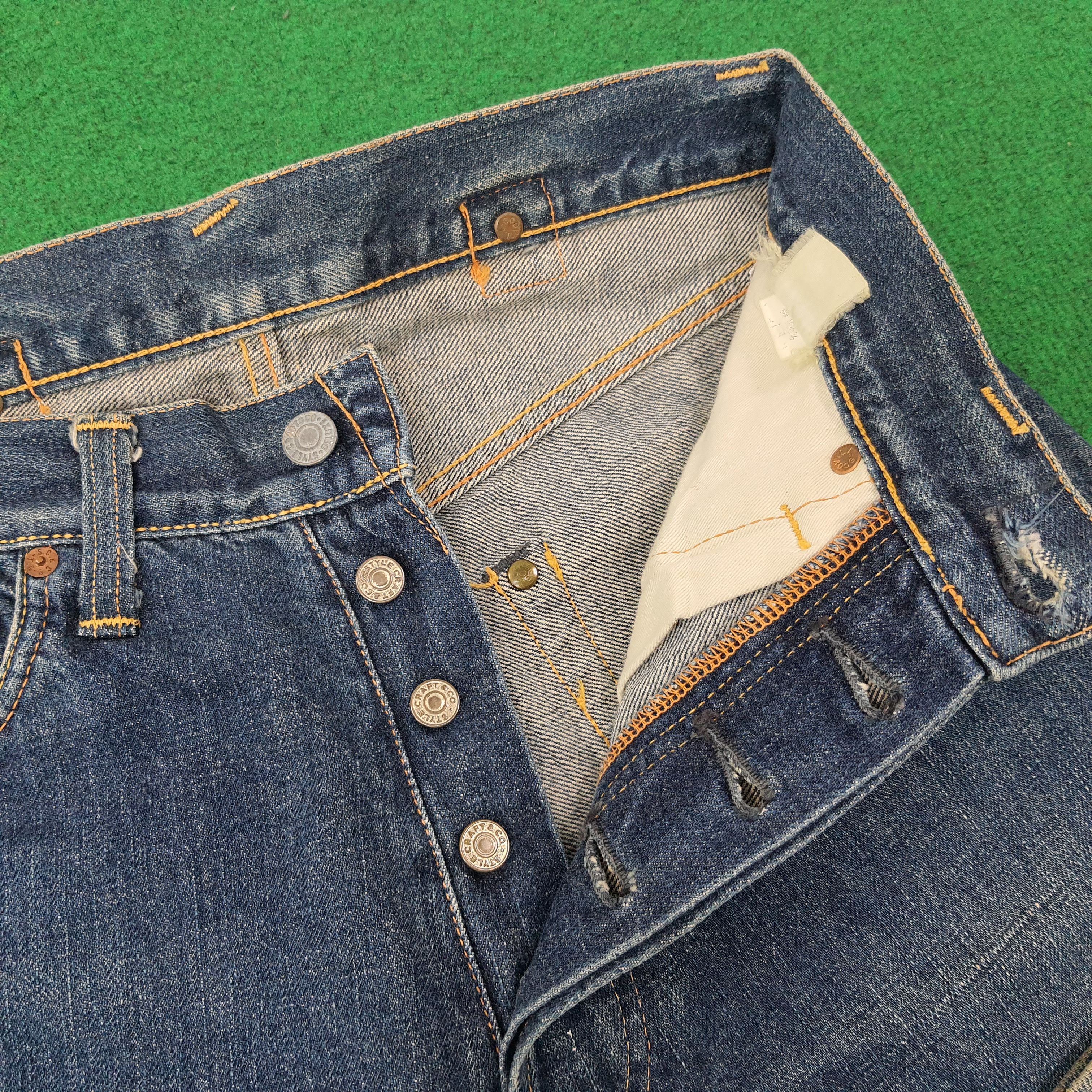 Evisu Vintage Evis Jeans Selvedge Custom Daicock Jeans C235N25 Size US 28 / EU 44 - 7 Thumbnail