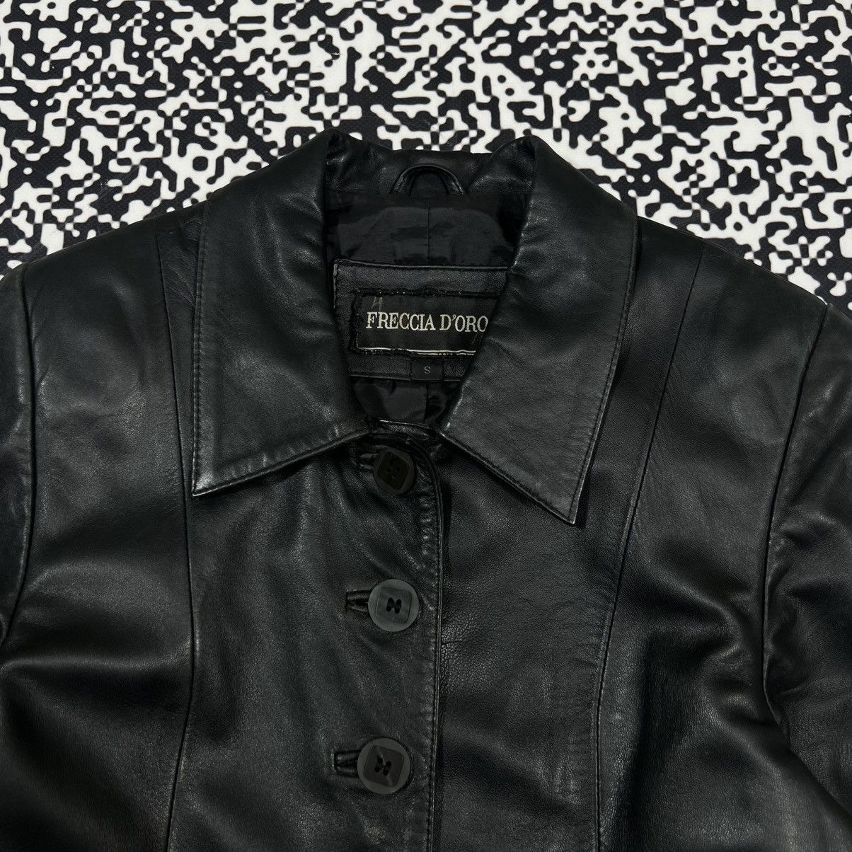 Japanese Brand Vintage Y2K Japanese Leather Jacket Blazer Opium Rick Style Size S / US 4 / IT 40 - 12 Thumbnail