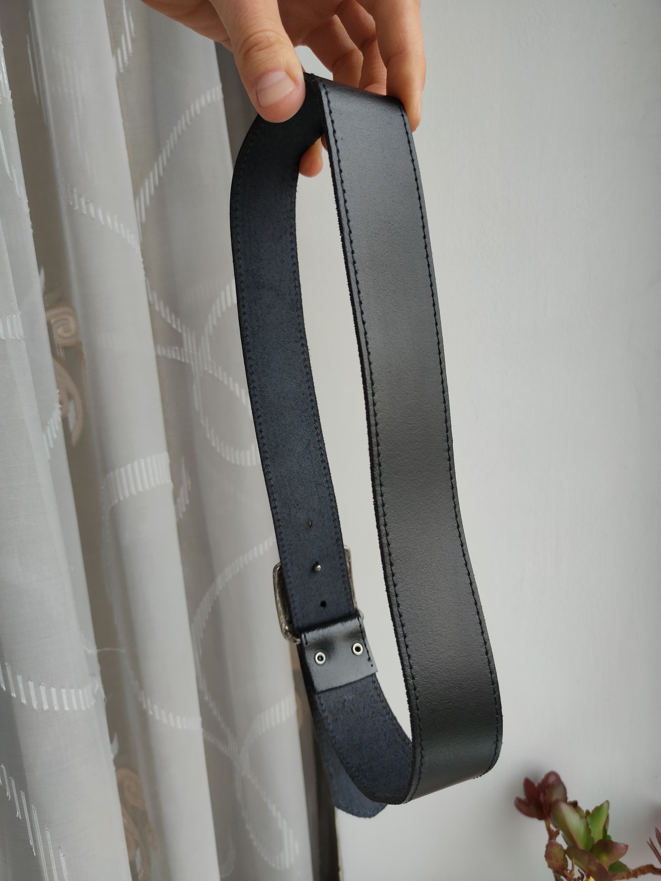 Genuine Leather Leopard woomans leather belts England beautiful vintage belt Size ONE SIZE - 5 Thumbnail