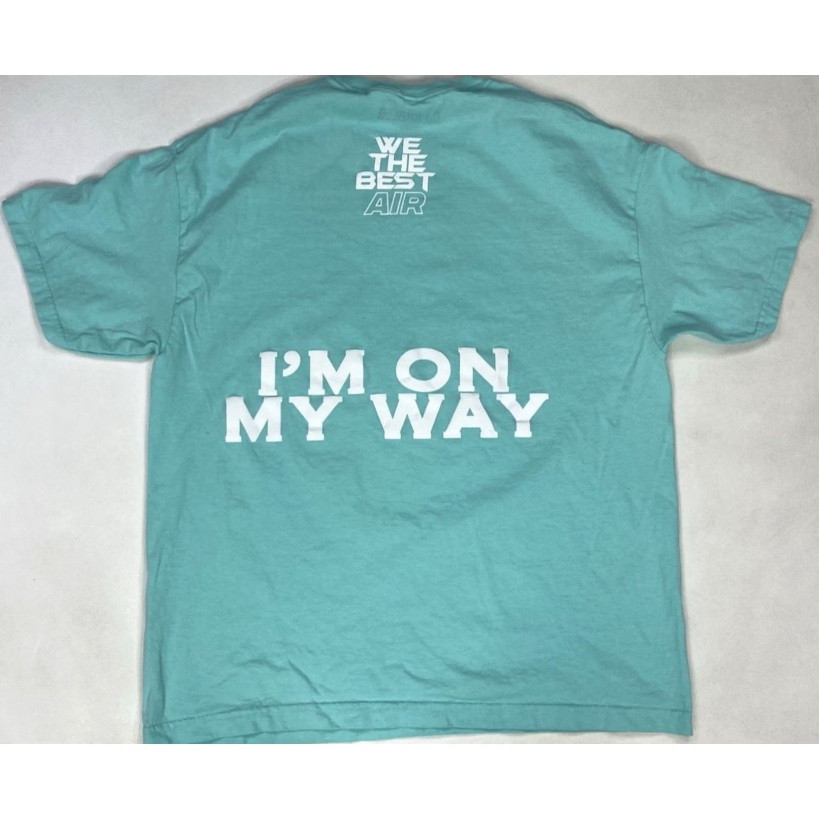 AQUA VINTAGE DJ Khaled We The Best I'm On My Way Graphic T-shirt Men XL Aqua Blue Rap Music Size US XL / EU 56 / 4 - 3 Thumbnail