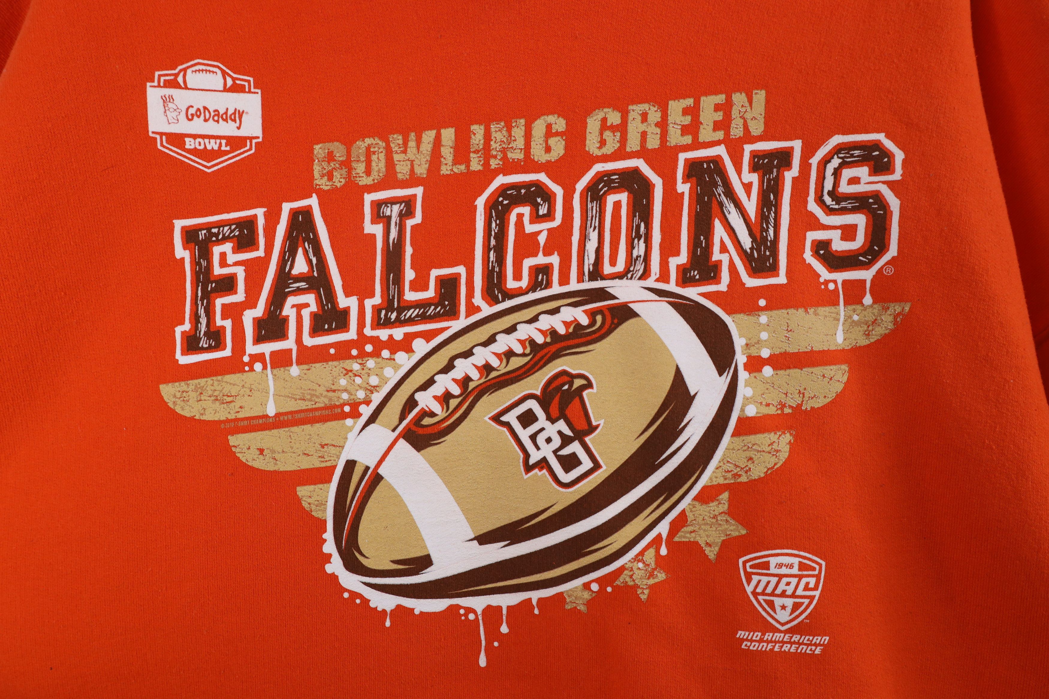 Vintage Y2K Bowl Bowling Green State University Football Hoodie Size US XL / EU 56 / 4 - 4 Thumbnail