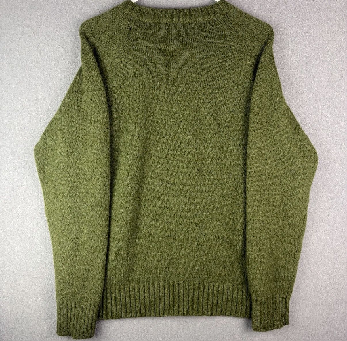 AMI Ami Alexandre Mattiussi Sweater Mens Large Green Alpaca Size US L / EU 52-54 / 3 - 6 Thumbnail