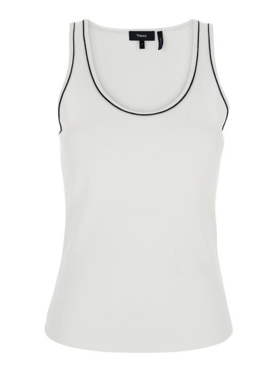 Theory THEORY Women Tops P0124511C05 White Size XS / US 0-2 / IT 36-38 - 1 Thumbnail