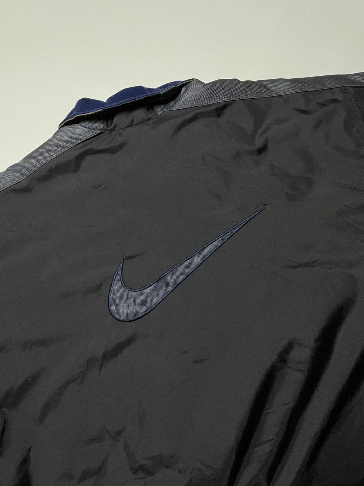 Nike × Vintage Nike 90s Heavy Halfzip Nylon Biglogo windbreaker Jacket Size US M / EU 48-50 / 2 - 11 Thumbnail