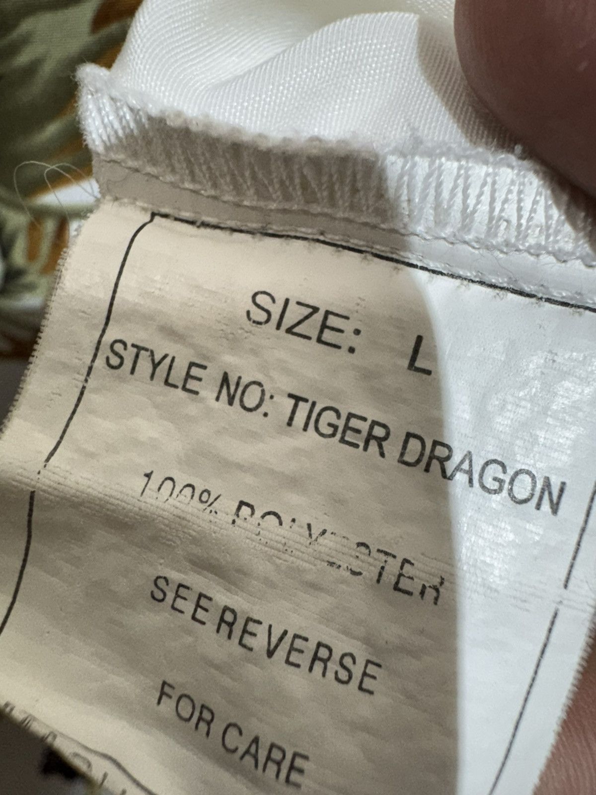 Vintage Dnon Jeans Hawaii Shirt Dragon Tiger Vintage L/XL Size US L / EU 52-54 / 3 - 17 Thumbnail