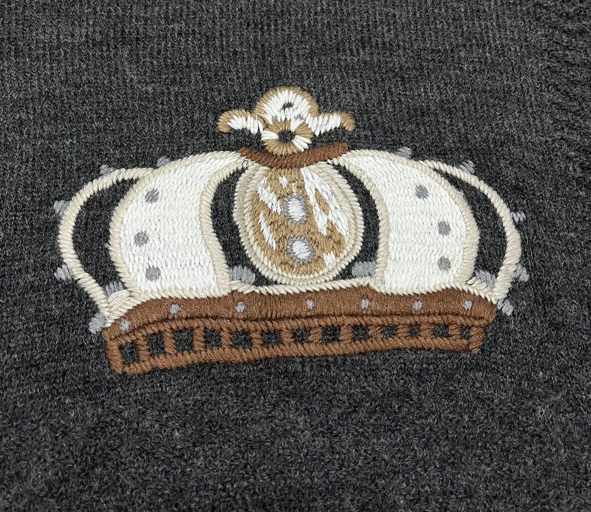 Dolce & Gabbana × Vintage Vintage DOLCE & GABBANA 100% Wool Sweatshirt/Knitwear Rare Size US S / EU 44-46 / 1 - 4 Thumbnail