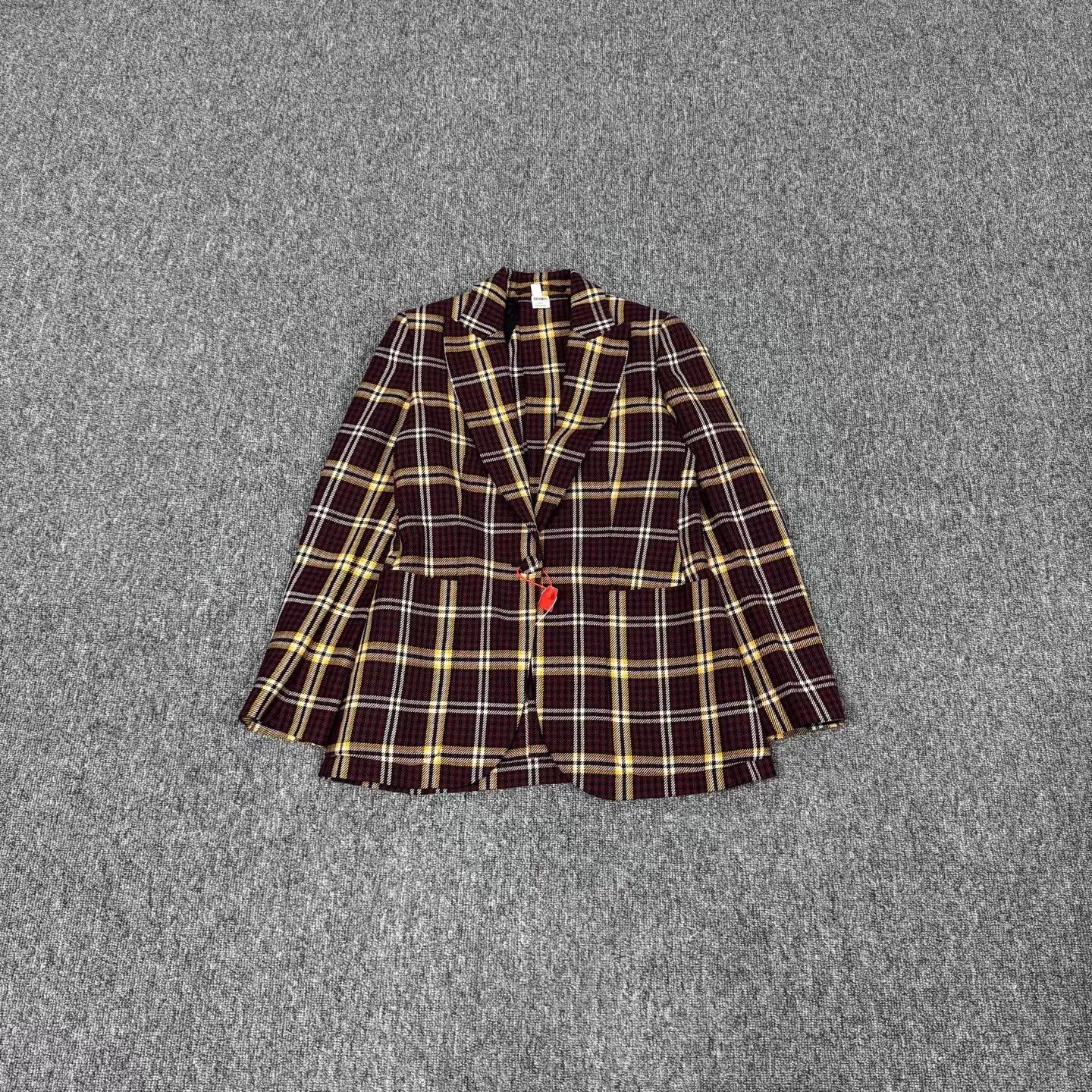 Burberry Burberry Check Suit Jacket UK8 99 New Size S / US 4 / IT 40 - 1 Thumbnail