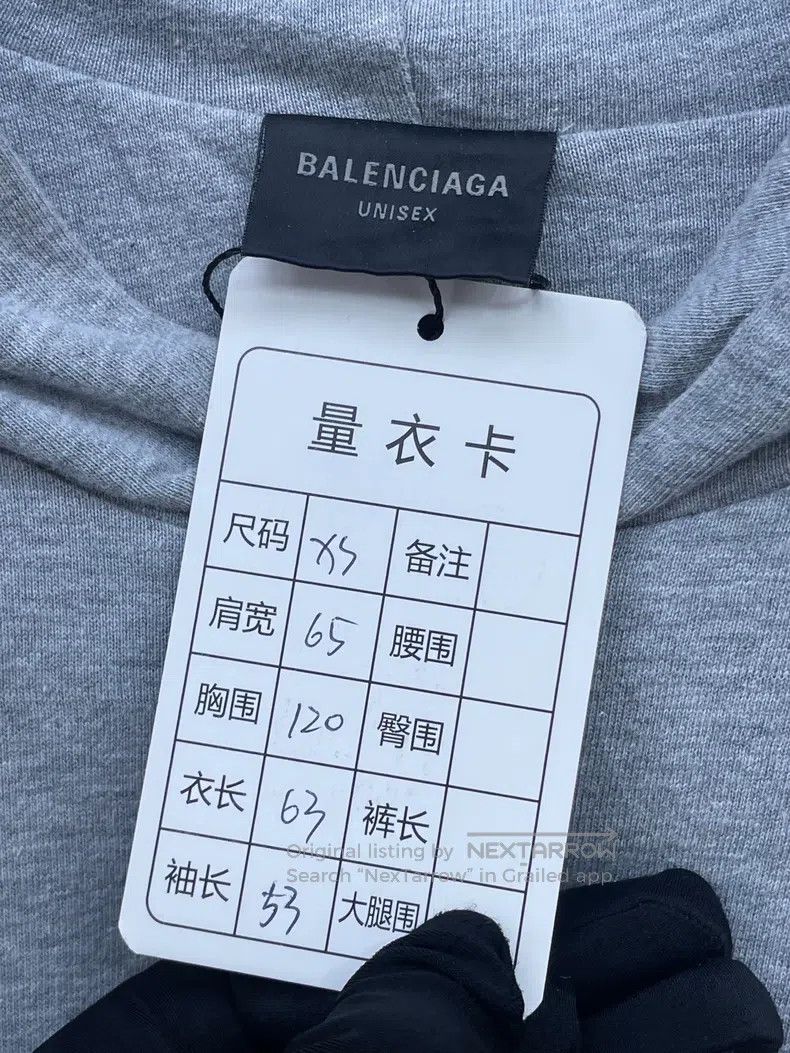 Balenciaga Balenciaga Yellow lettered hooded sweatshirt Size US XS / EU 42 / 0 - 7 Thumbnail