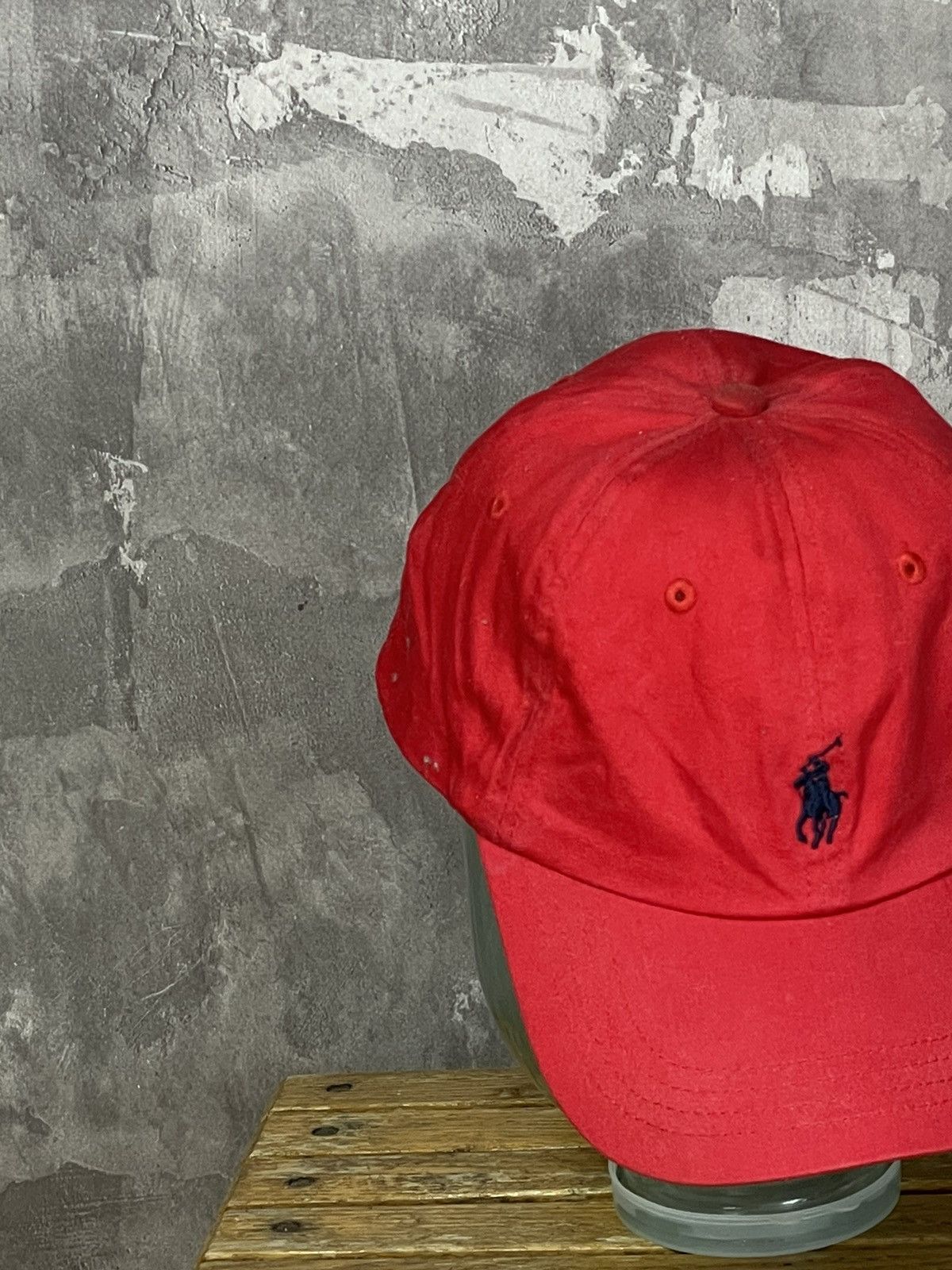 Polo Ralph Lauren × Vintage Vintage Polo Ralph Lauren Pony Red Streetwear Retro Cap Hat Size ONE SIZE - 2 Thumbnail