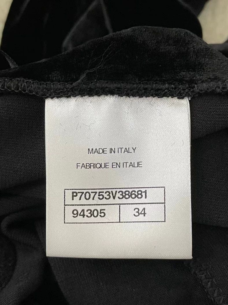 Chanel Chanel Black gold coin velvet leggings Size 42" / US 20 - 6 Thumbnail