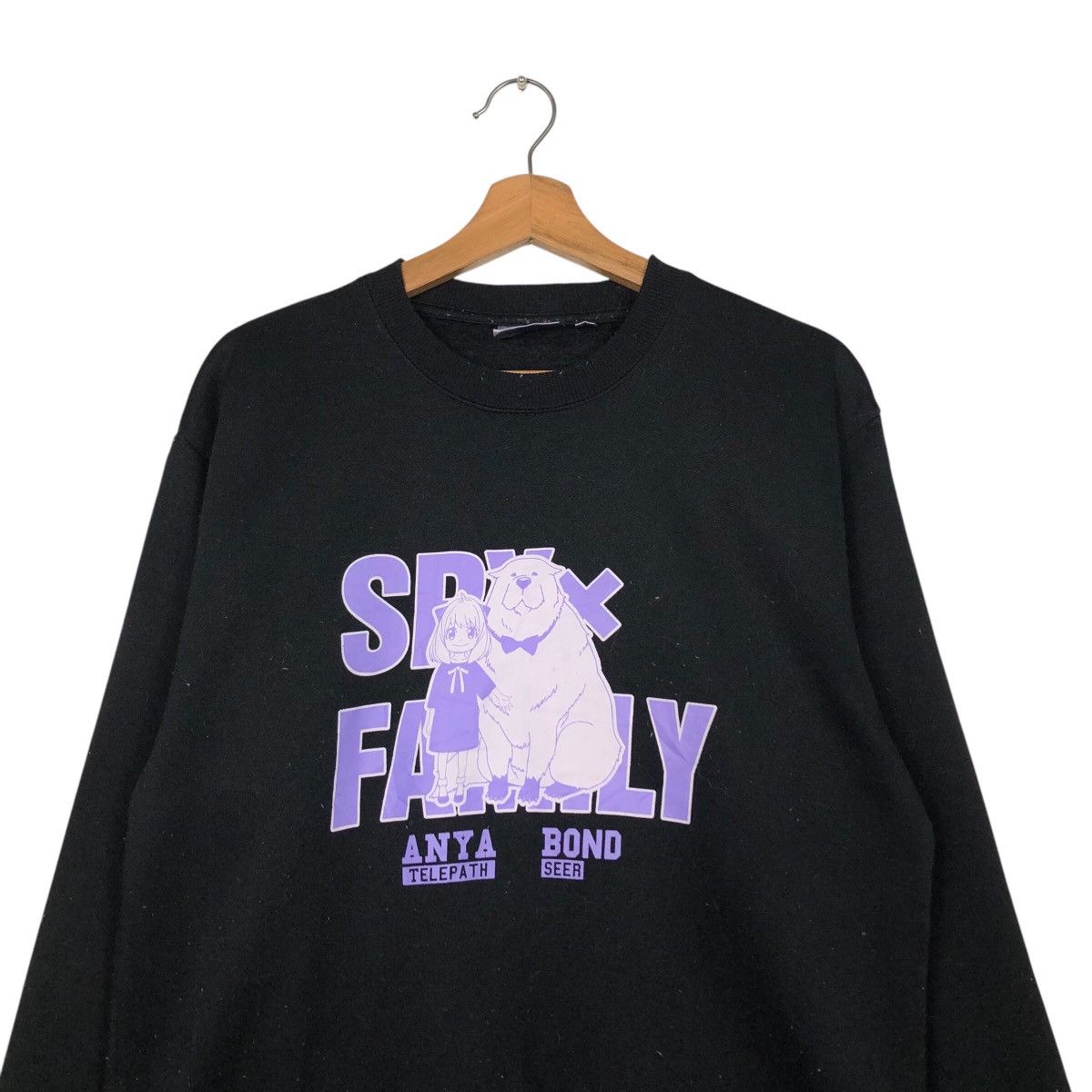 Cartoon Network × Japanese Brand 📌Vintage Sweatshirt Cartoon Spy Family Big Logo Size US L / EU 52-54 / 3 - 4 Thumbnail