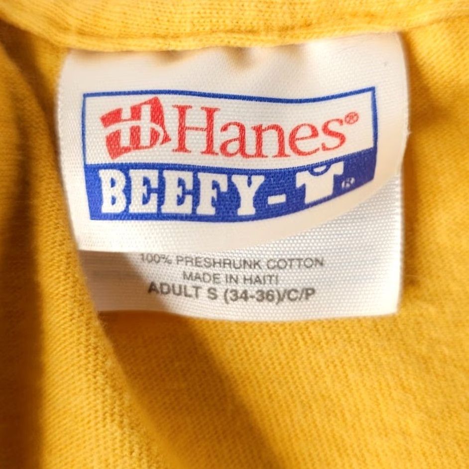 Hanes VINTAGE Hanes T-Shirt Crew Neck Short Sleeve Mens Small Darth Vader Star Wars Yellow Size US S / EU 44-46 / 1 - 6 Thumbnail