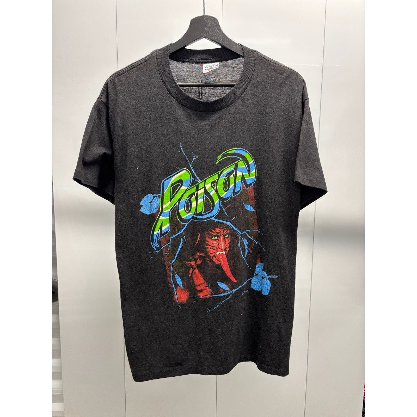 Band Tees × Vintage Vintage 1988 Poison Open Up And Say Ahhh Shirt Large Thin! Size US L / EU 52-54 / 3 - 1 Thumbnail