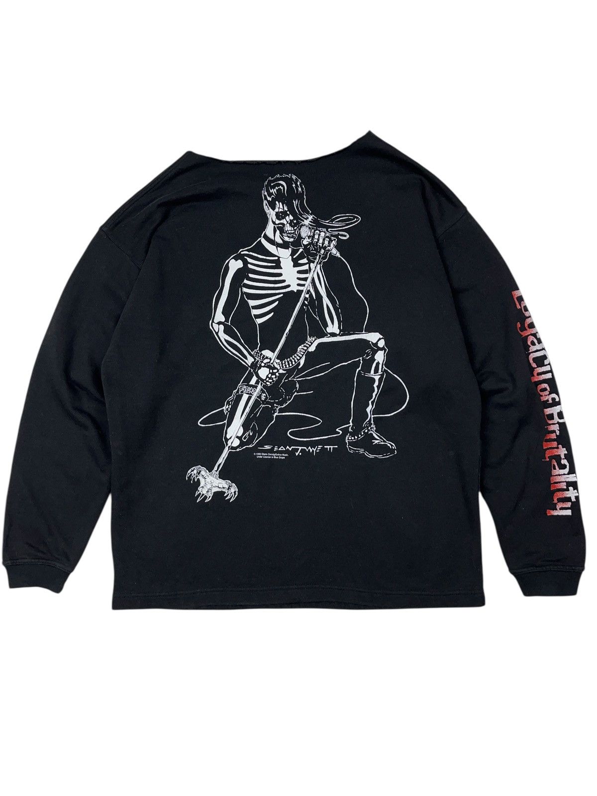 Band Tees Vintage 1999 Misfits Legacy of Brutality Sweatshirt Danzig Size US XL / EU 56 / 4 - 3 Thumbnail