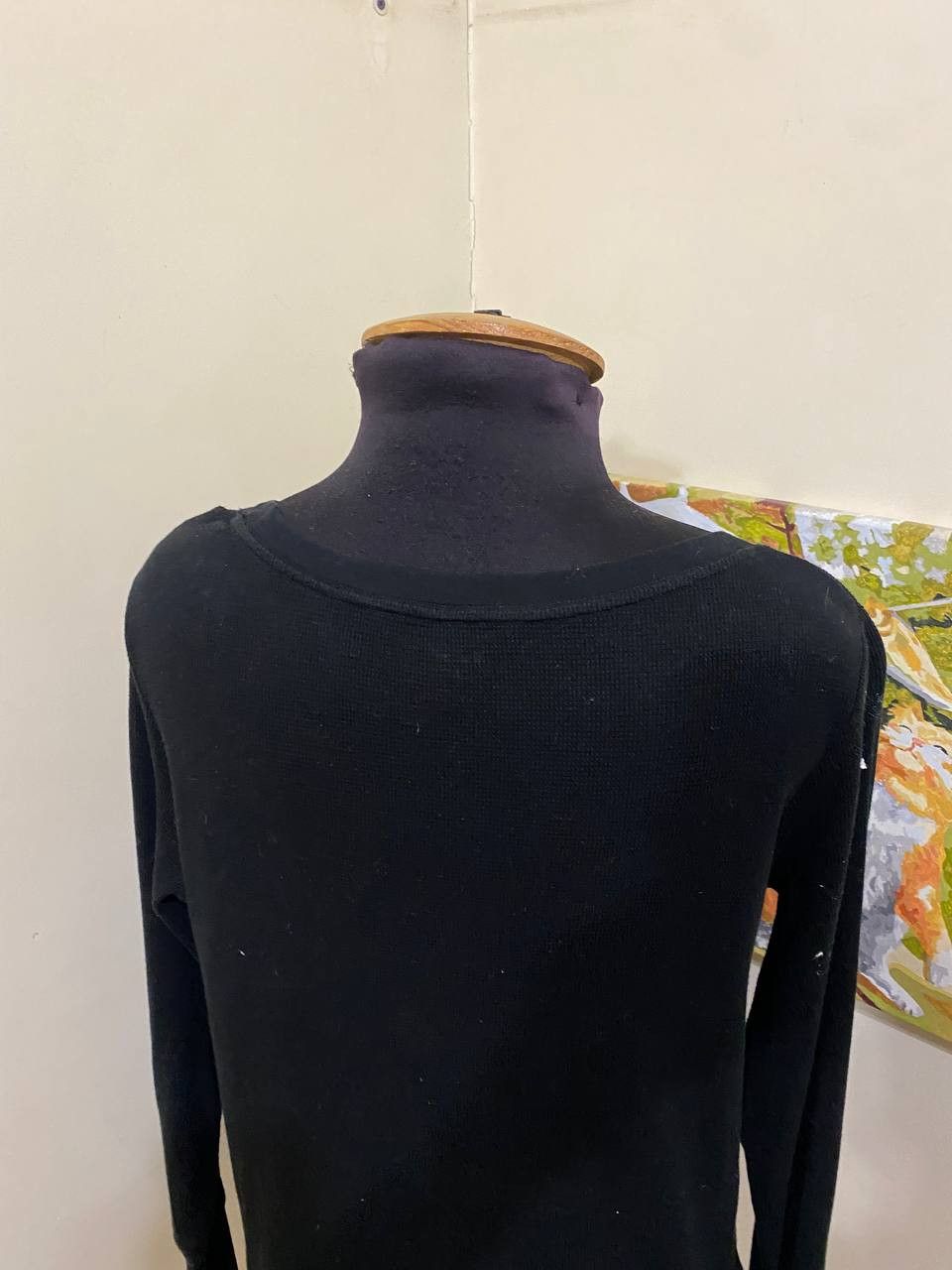Victoria's Secret Victorias Secret Waffle Knit Top Long Sleeve Shirt Light Size M / US 6-8 / IT 42-44 - 5 Thumbnail