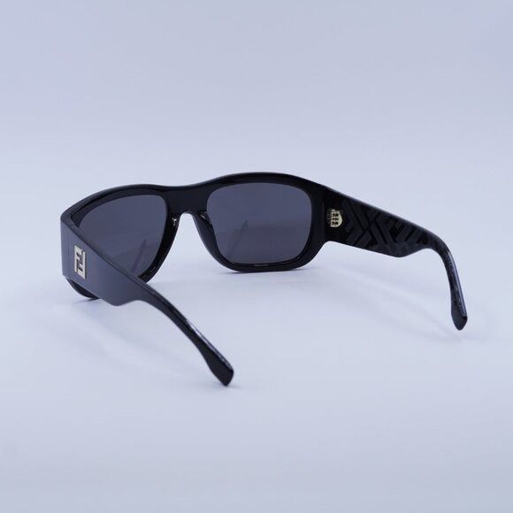 Fendi 🕶️ New Fendi FE40117I 01A Sunglasses - Shiny Black Frame Size ONE SIZE - 8 Thumbnail
