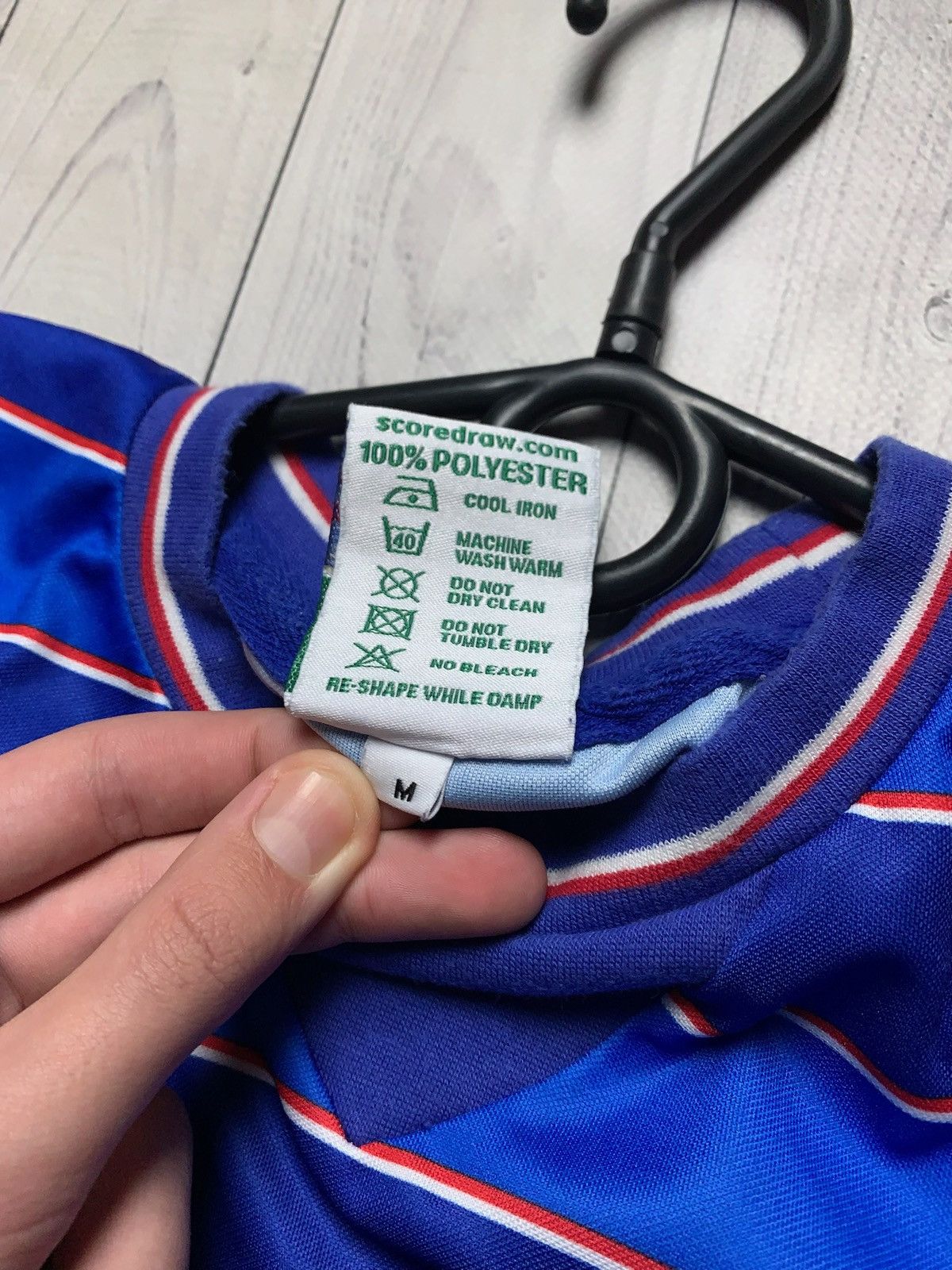 Chelsea Soccer × Vintage Vintage Chelsea soccer retro tee size M striped blue Size US M / EU 48-50 / 2 - 4 Thumbnail