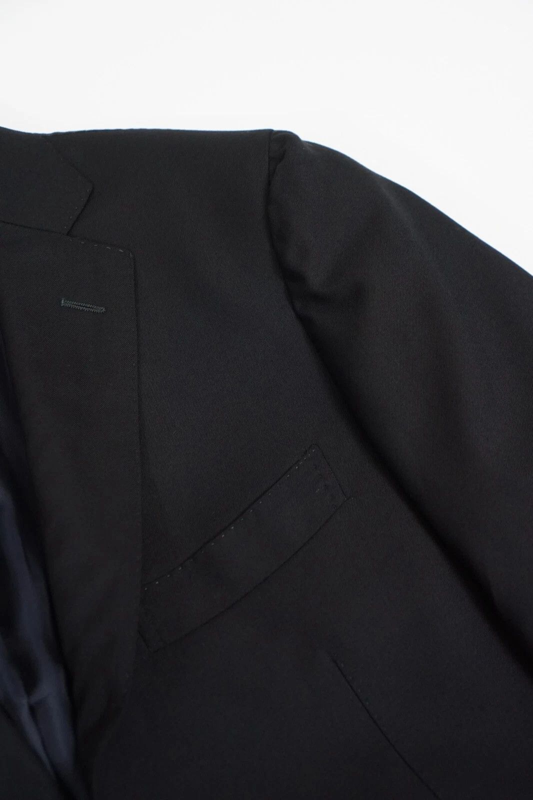 Suitsupply Men Suitsupply Blazer Sienna Single Breasted Black S150 US44 Size 44R - 4 Thumbnail