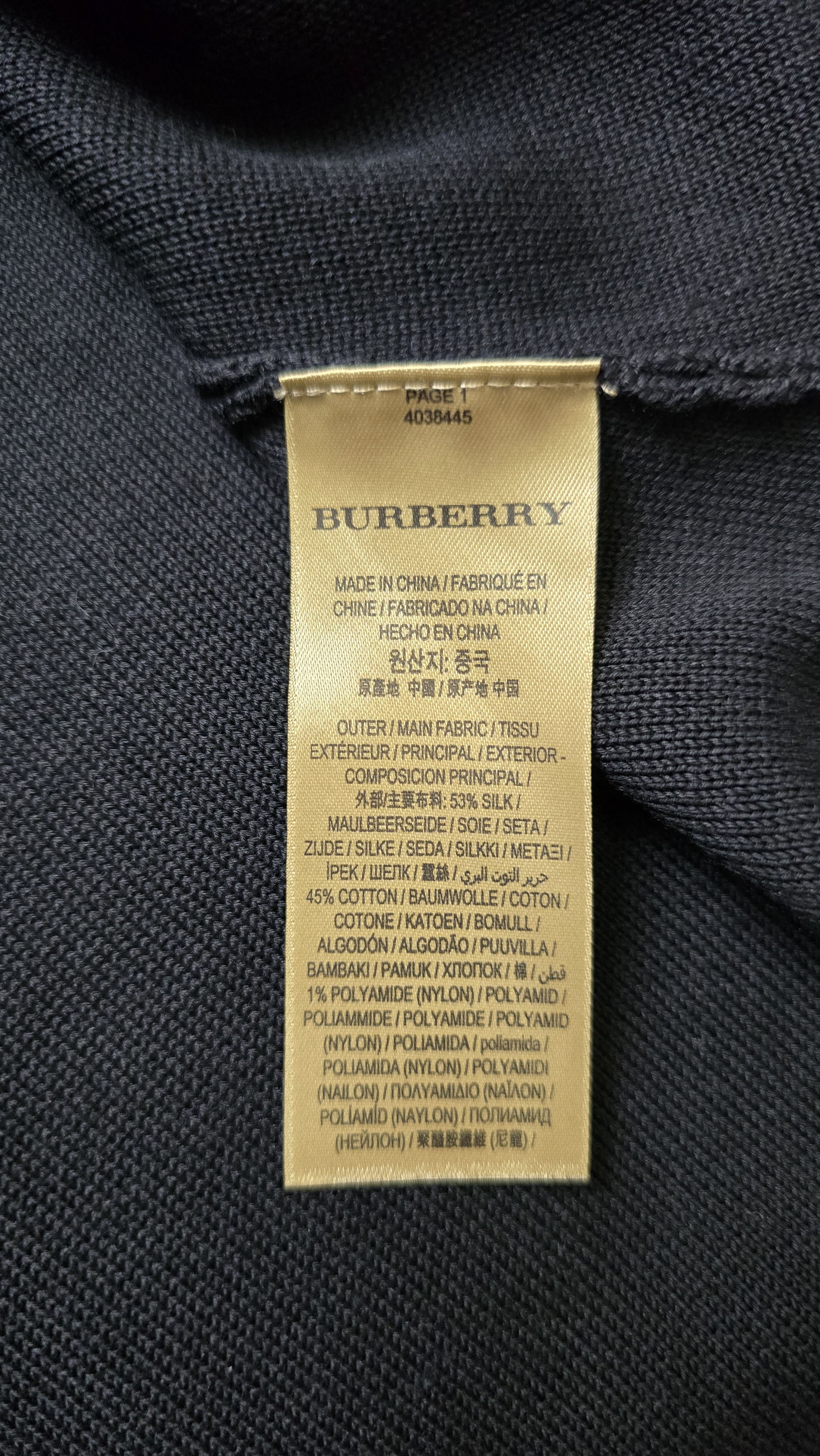Burberry Burberry England Military Knit Dress Gold Button Silk Blend Size M / US 6-8 / IT 42-44 - 15 Thumbnail