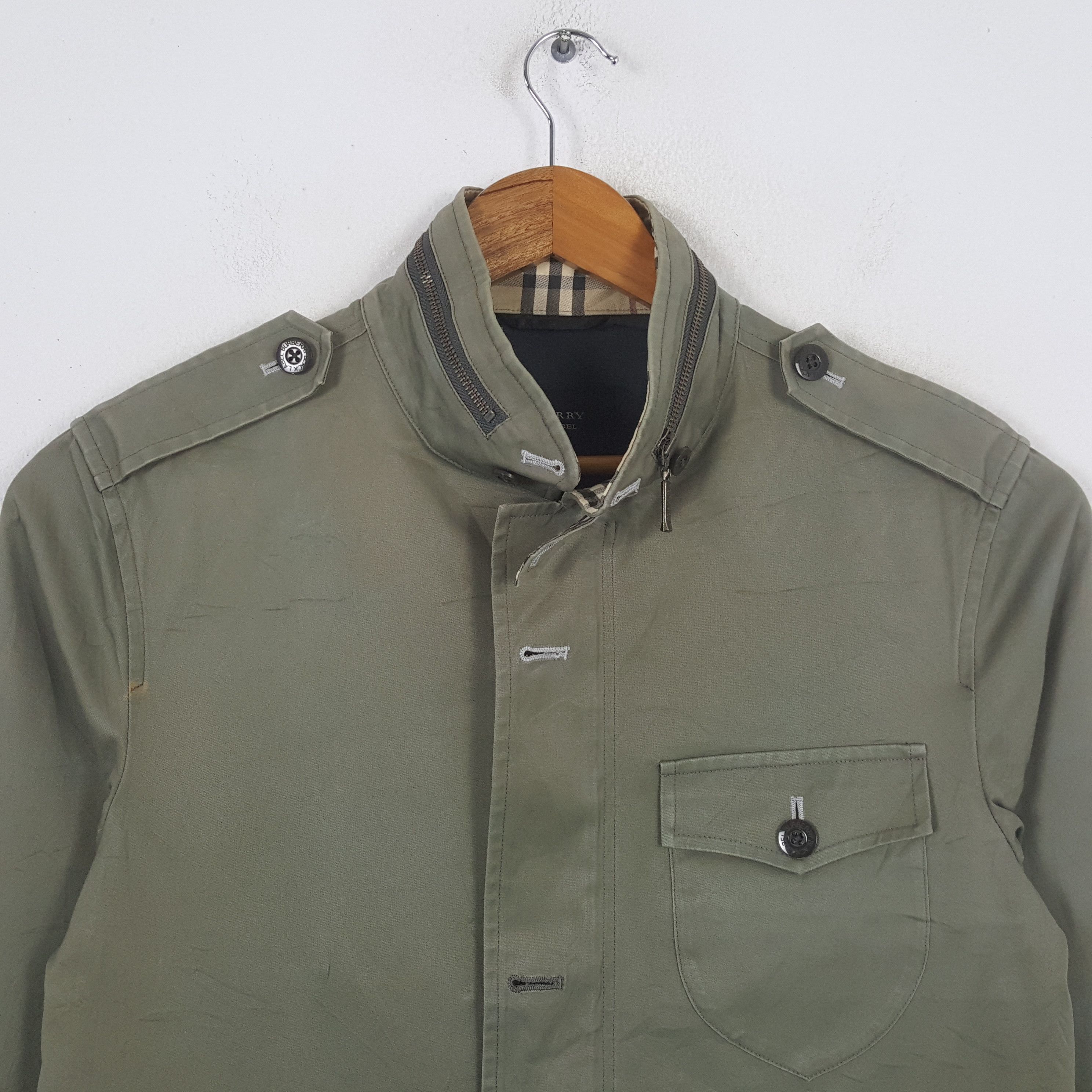 Black Label × Burberry × Vintage Vintage BURBERRY LONDON Fashion Brand Jacket C287N18 Size US S / EU 44-46 / 1 - 4 Thumbnail