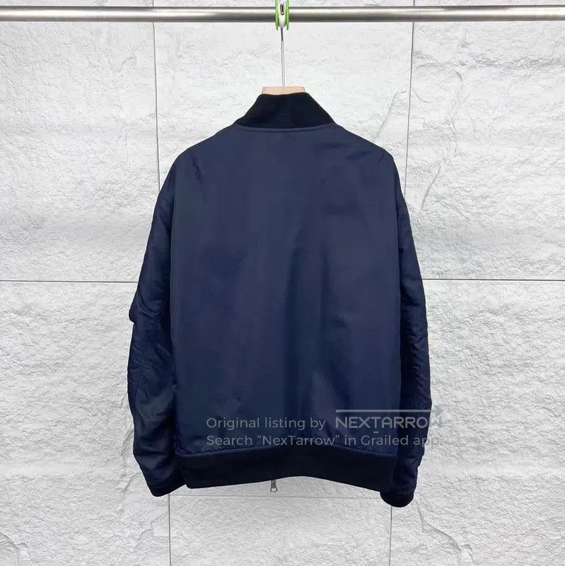 Burberry Burberry Navy Cotton Men's Bomber Jacket. Size US XL / EU 56 / 4 - 2 Thumbnail