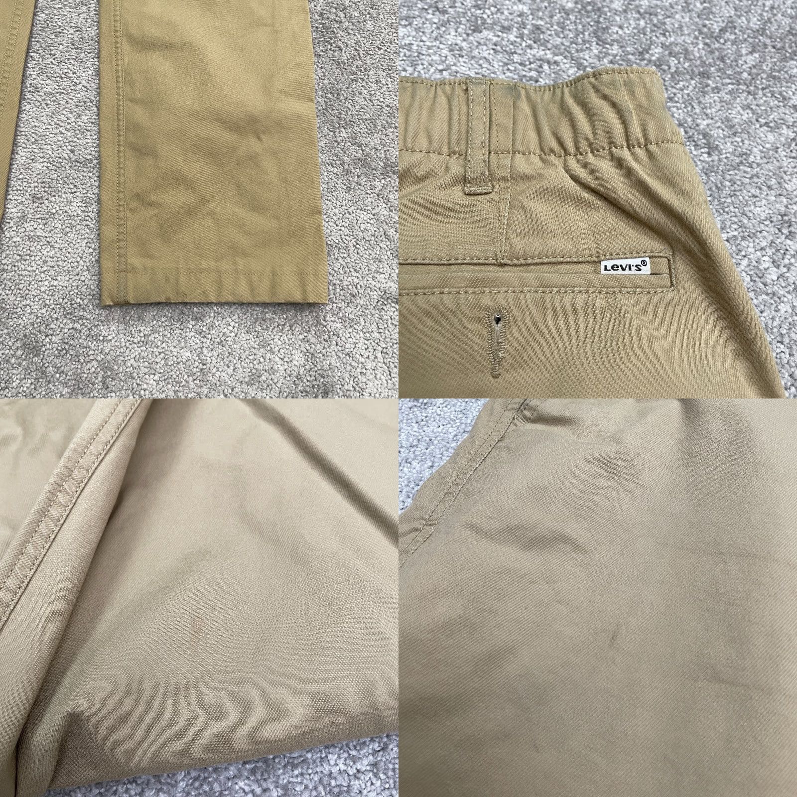 Levi's Levi's Pants Mens 32x28.5 Brown Straight Leg Flat Front Workwear Size US 32 / EU 48 - 8 Thumbnail