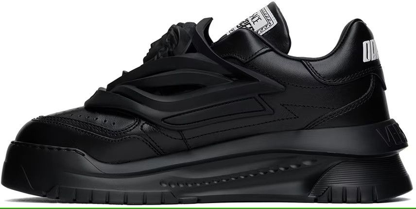 Versace VERSACE Perforated Low Top Leather Logo Fashion Sneakers Size US 10 / EU 43 - 9 Thumbnail