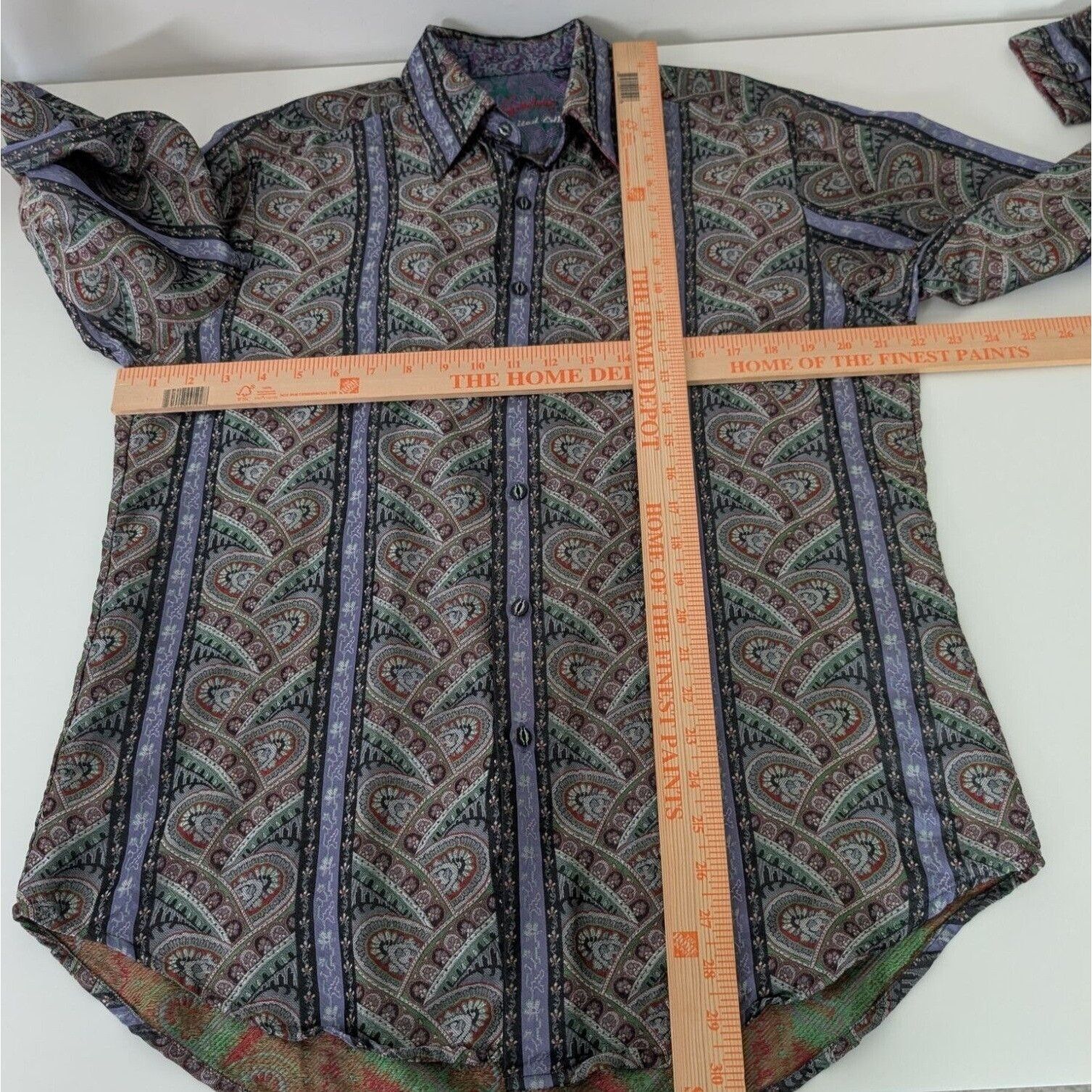 Robert Graham Robert Graham Limited Edition Silk Shirt Mens Size Medium Size US M / EU 48-50 / 2 - 10 Thumbnail
