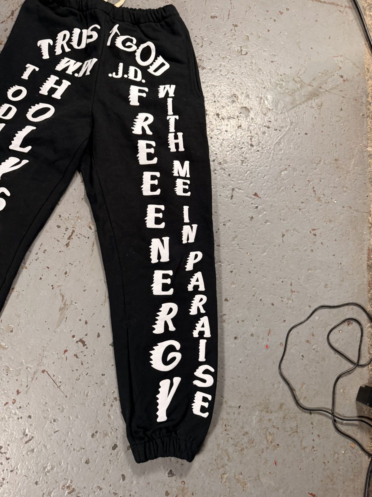 Other Trust God Bubble Print Sweat Pants Size US 30 / EU 46 - 2 Thumbnail