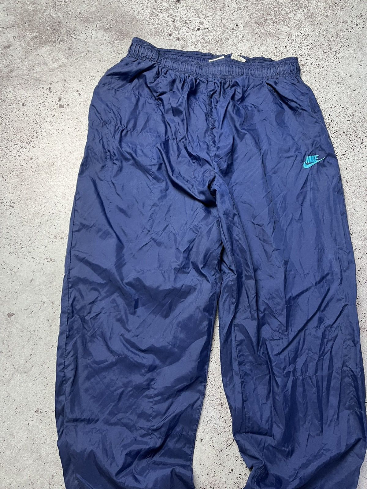 Nike × Vintage 🌋Vintage Nike Pants Nylon Drill Y2K Style Size US 33 - 3 Thumbnail