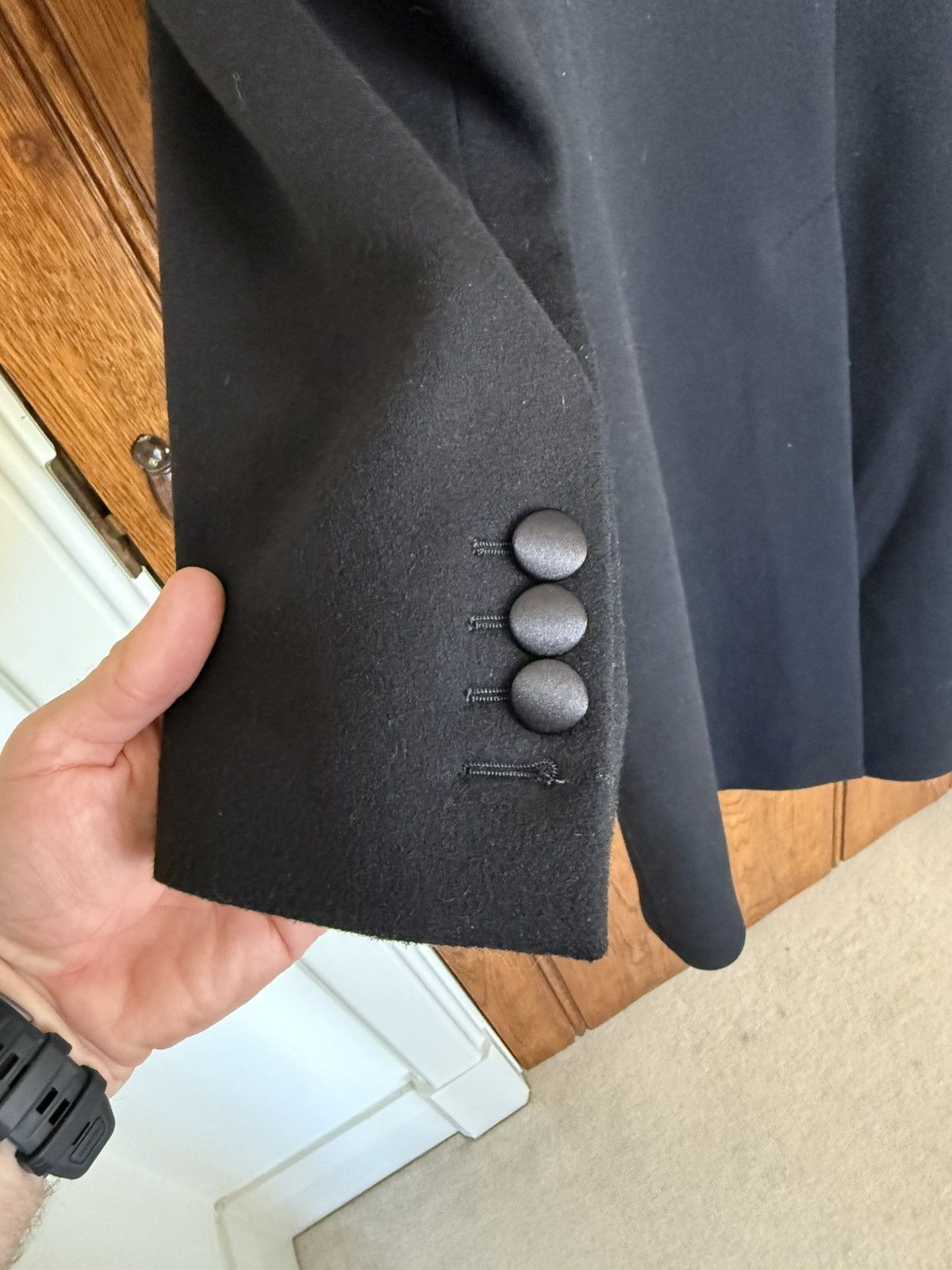 Celine FW25 Celine 1 of 1 sample Chesterfield tuxedo coat Hedi M Size US M / EU 48-50 / 2 - 18 Thumbnail