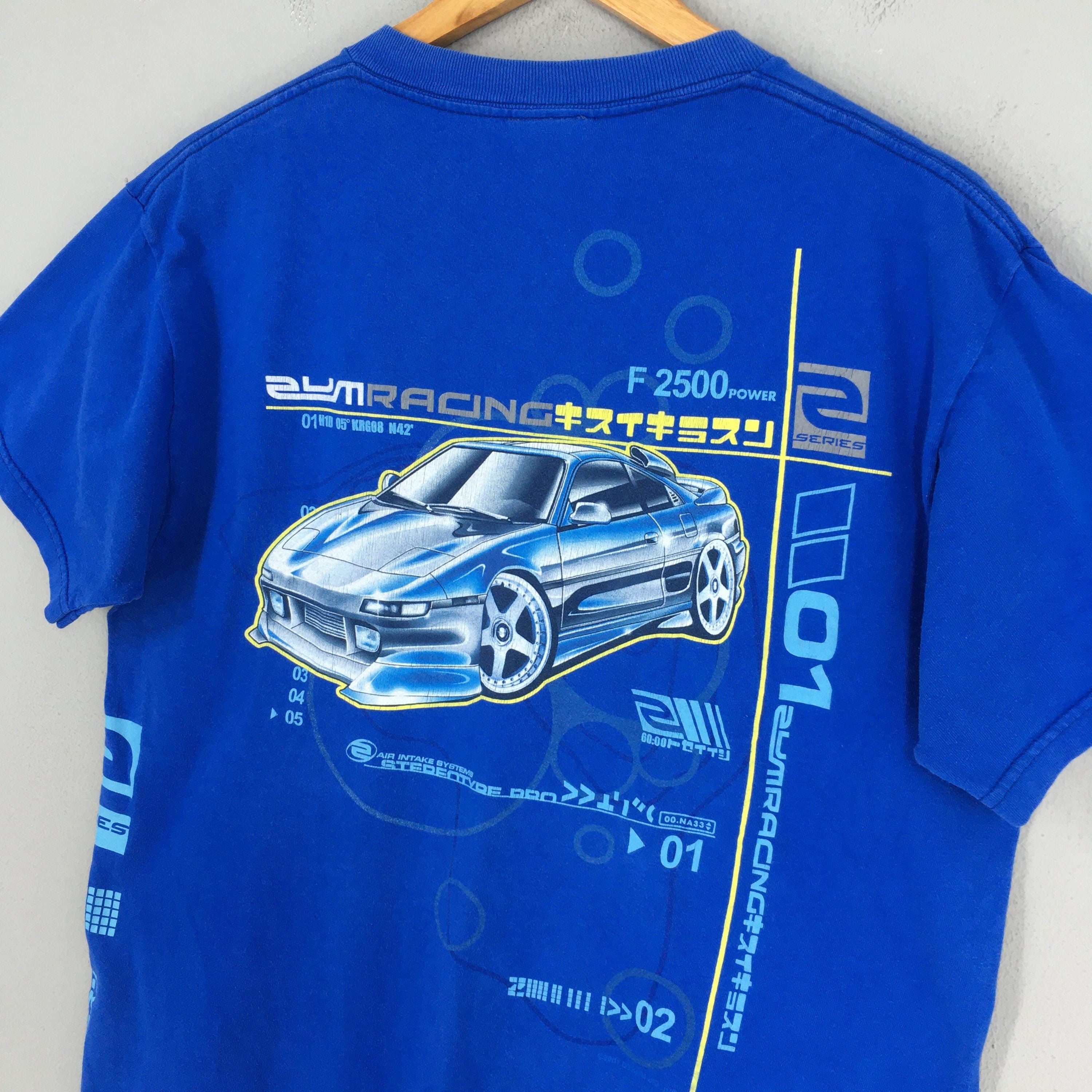Other Vintage Sum Racing Car Toyota Japan Blue T shirt Medium Size US M / EU 48-50 / 2 - 7 Thumbnail