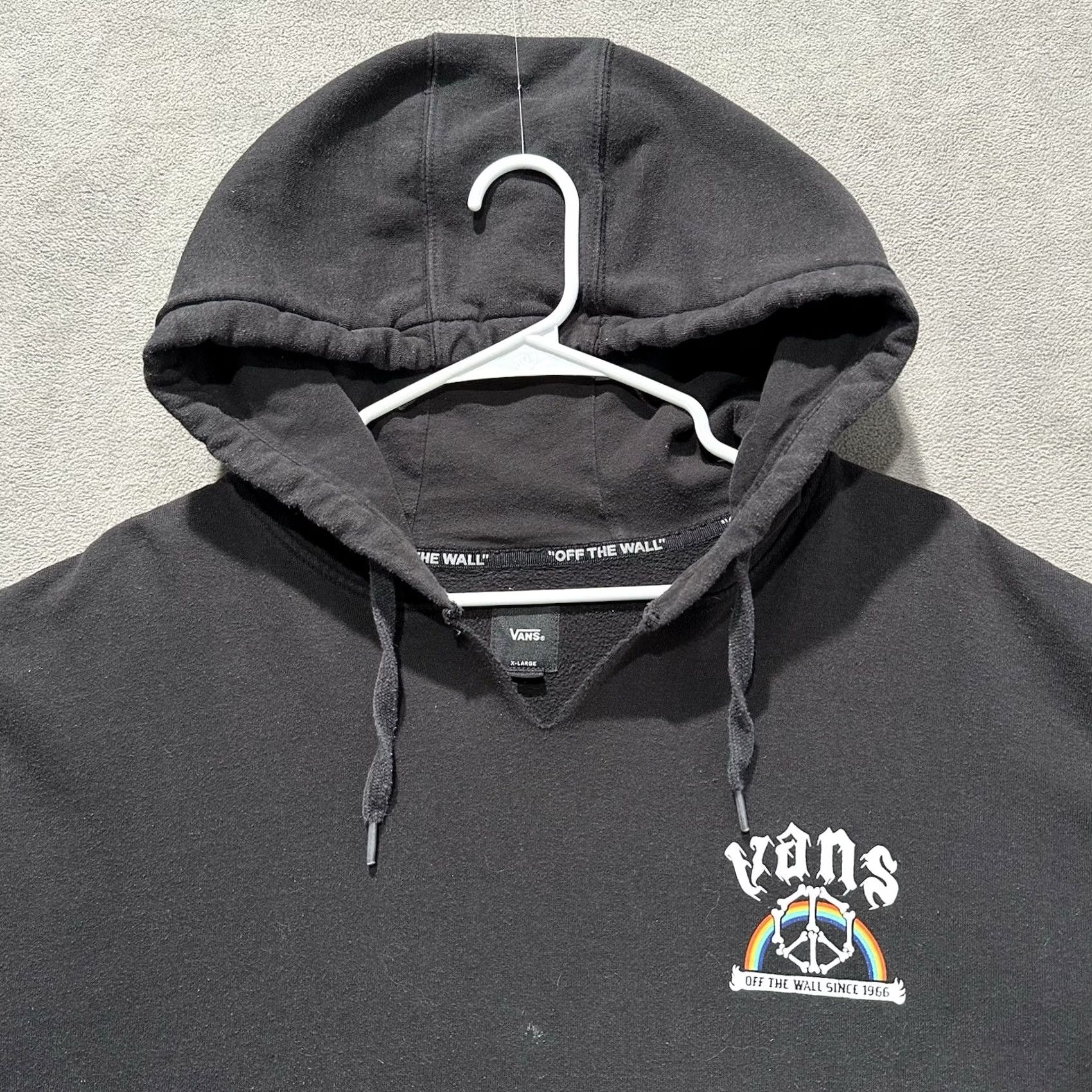 Vans VANS Hoodie Mens XL Black Dark Times Skull Pullover Hooded Women's? Size US XL / EU 56 / 4 - 3 Thumbnail