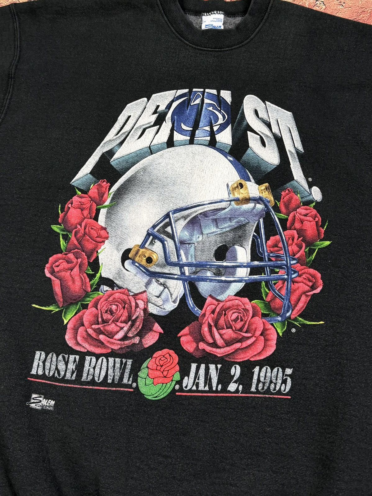 Salem Sportswear Vintage 1995 Penn State Nittany Lions Rose Bowl Sweatshirt Size US XL / EU 56 / 4 - 6 Thumbnail