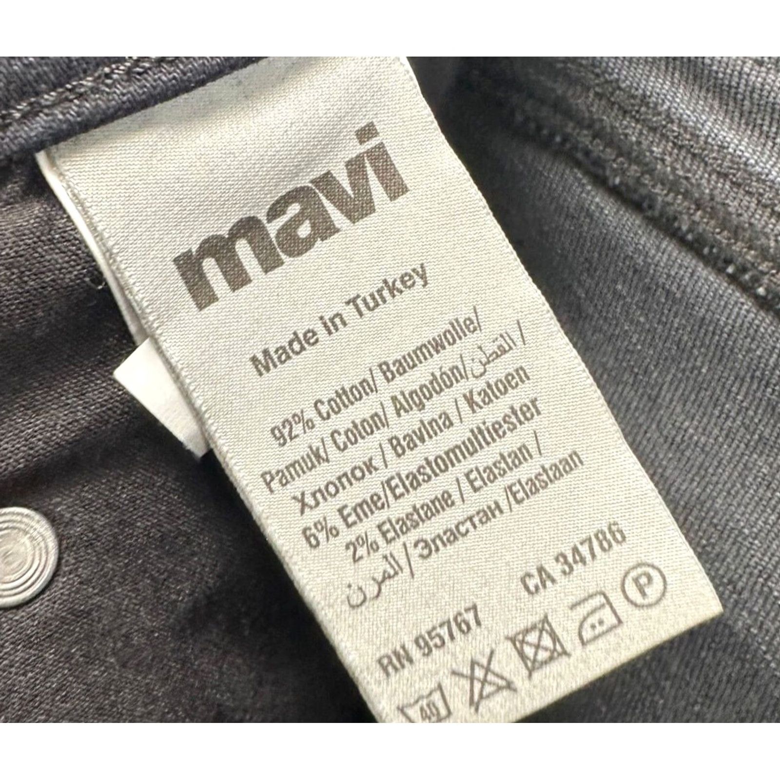 Mavi Mavi Zack Jeans Mens 31X34 Blue Straight Stretch Denim NEW Size US 31 - 7 Thumbnail