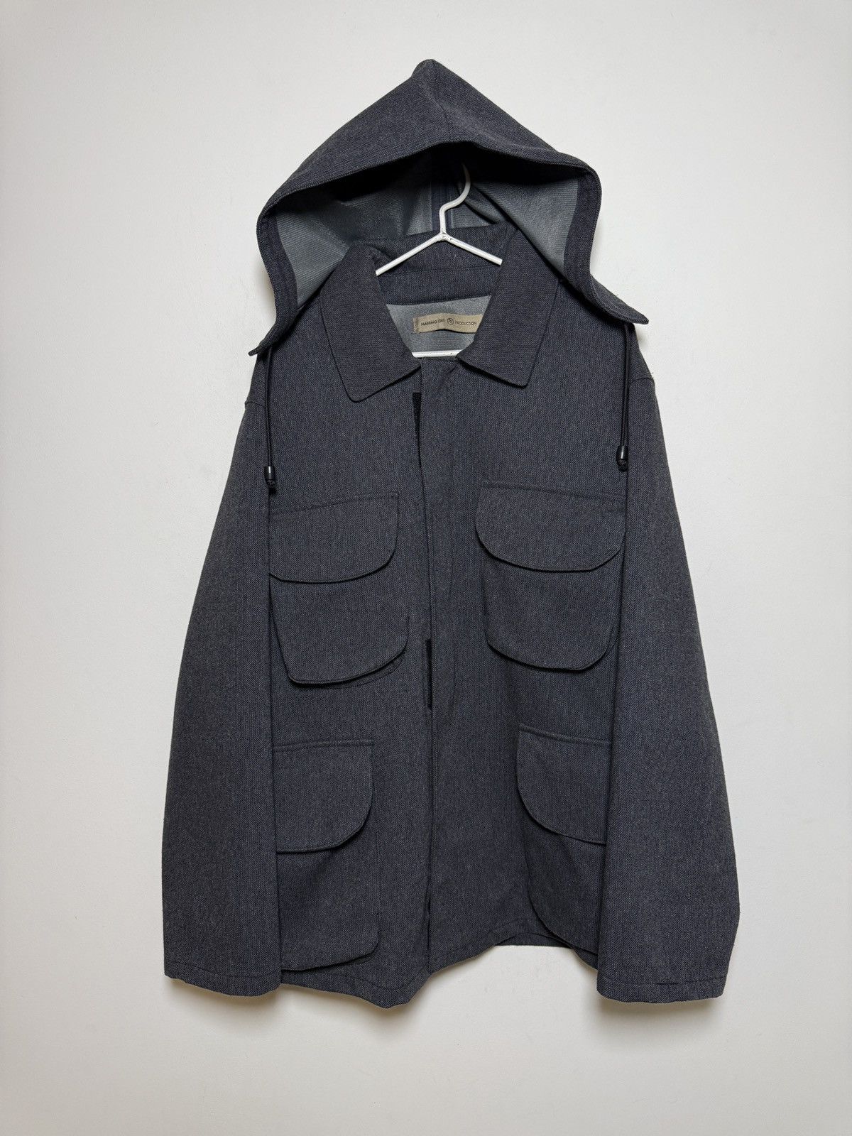 Stone Island Massimo Osti Production Techno Wool Hooded Jacket Size US L / EU 52-54 / 3 - 2 Thumbnail