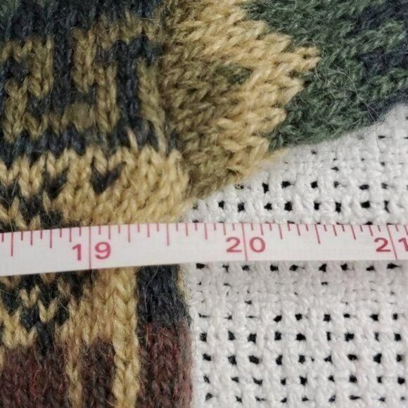 Other Arcohi's Hand Knitted Graphic 100% Alpaca Button Down Sz. M Size M / US 6-8 / IT 42-44 - 4 Thumbnail