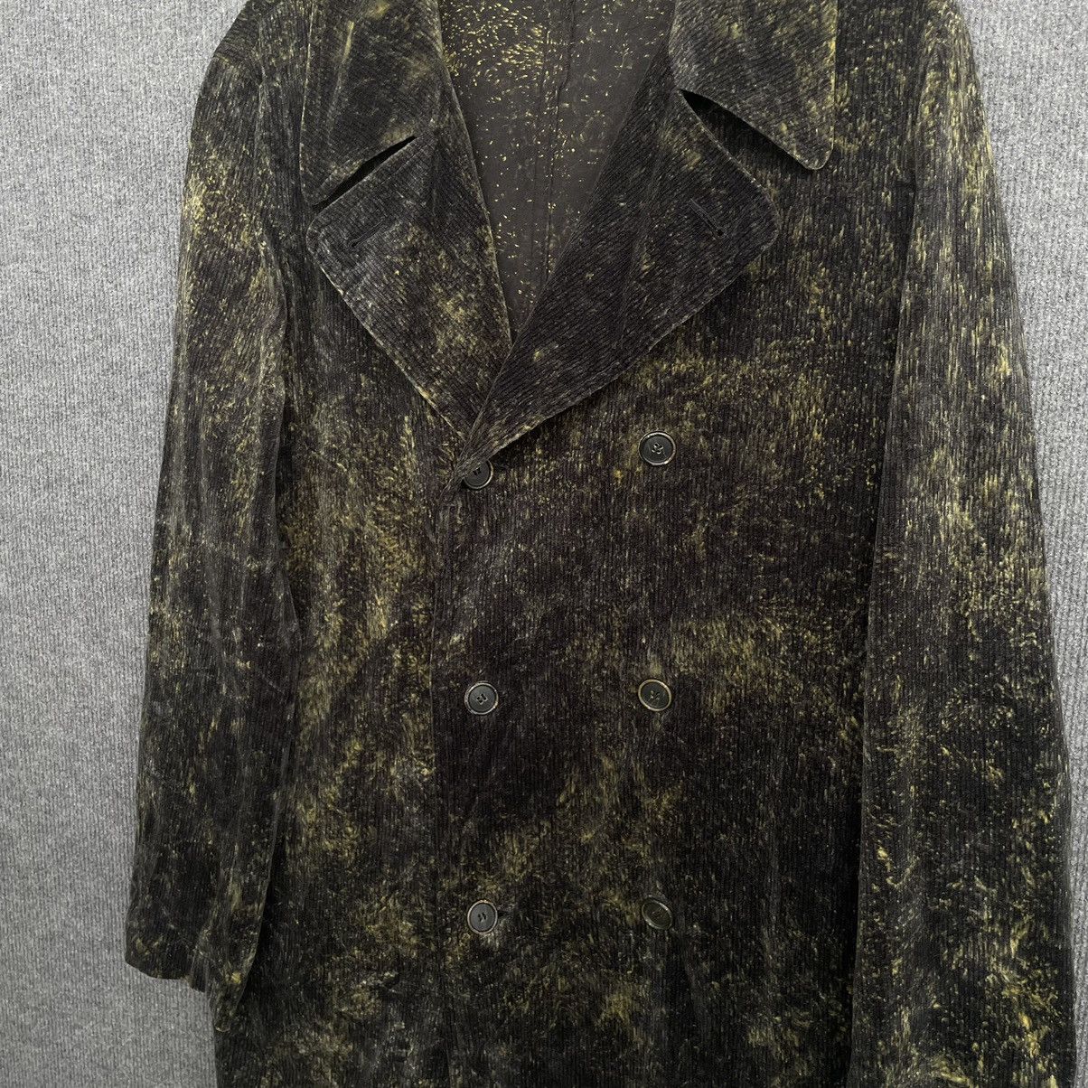 Beauty Beast × If Six Was Nine × Japanese Brand Trigger Abstract Motive Corduroy Long Coat Made in Japan Size US L / EU 52-54 / 3 - 2 Thumbnail