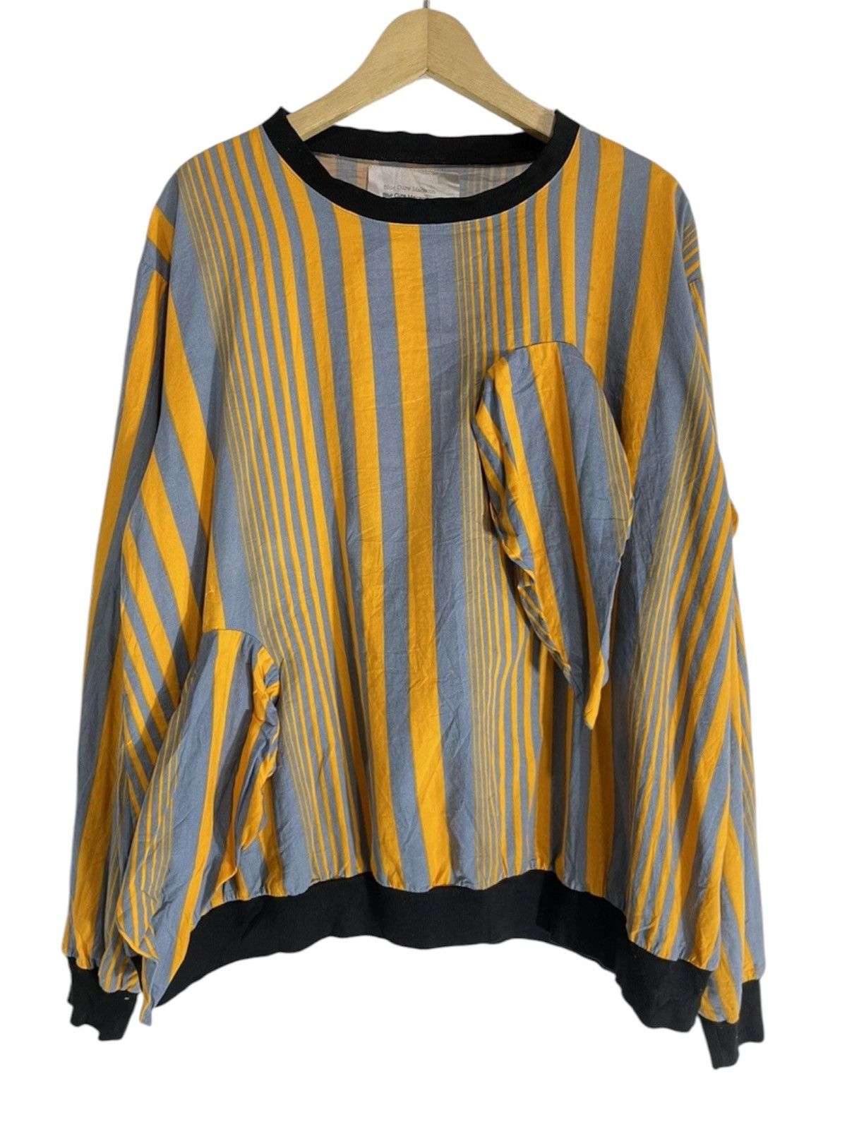 Issey Miyake Undefined Nice Design Striped Sweatshirt Size US M / EU 48-50 / 2 - 1 Thumbnail