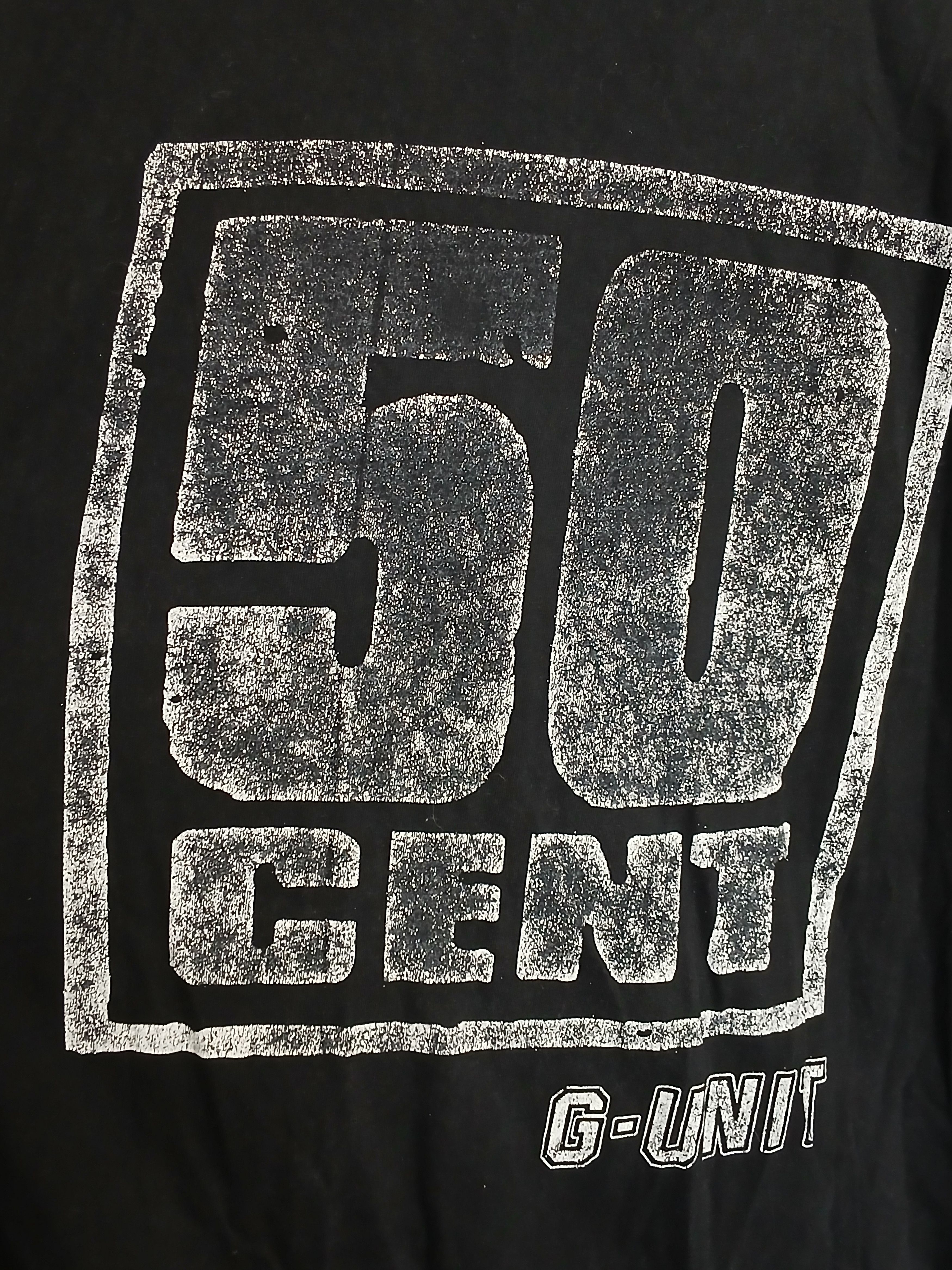 50 Cent × Rap Tees × Vintage Vintage 50 Cent G-Unit T-Shirt Size US XL / EU 56 / 4 - 4 Thumbnail