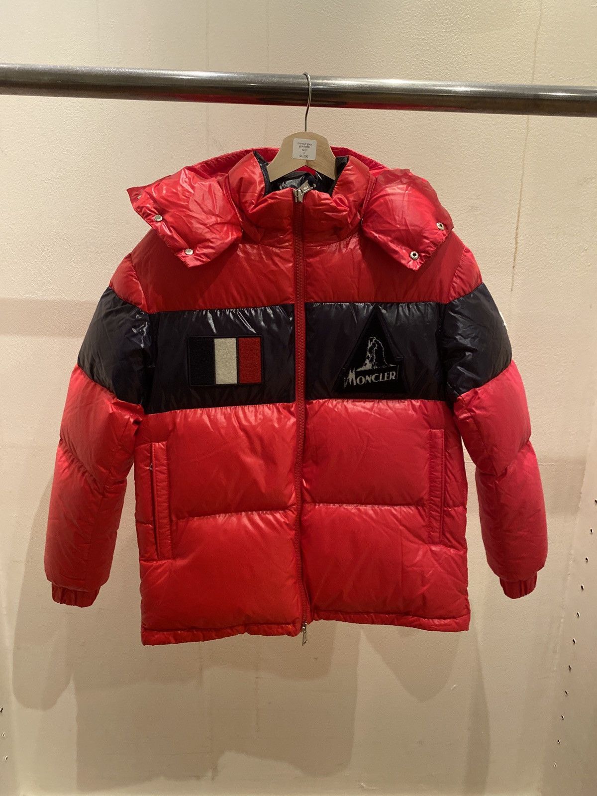 image of Moncler Gary Guibbotto Red, Men's (Size Small)