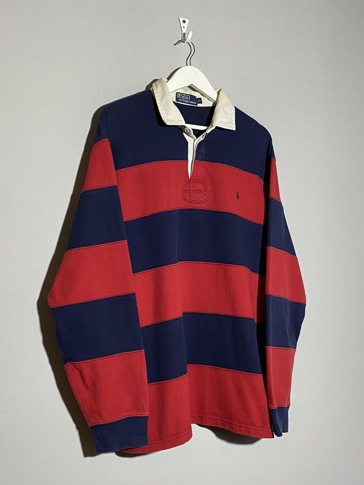 Polo Ralph Lauren 🔥 Y2K POLO RALPH LAUREN RUGBY SHIRT VINTAGE USA PREPPY OG Size US XL / EU 56 / 4 - 3 Thumbnail