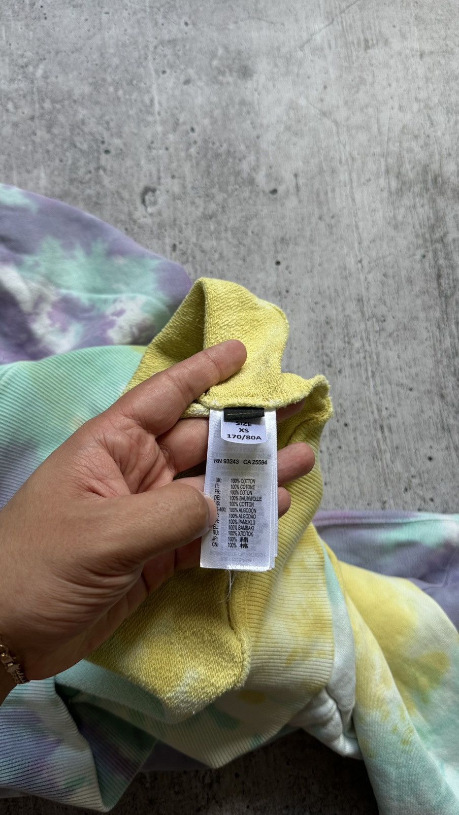 Diesel DIESEL HOOK TIE-DYE OVERSIZED HOODIE Size XS / US 0-2 / IT 36-38 - 16 Thumbnail