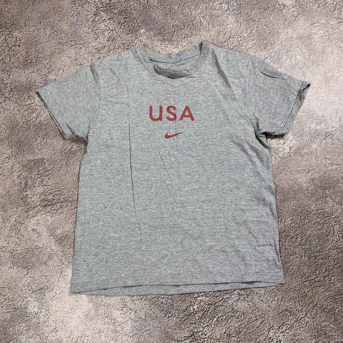 VINTAGE Y2K NIKE USA SWOOSH TEE STREETWEAR CASUAL