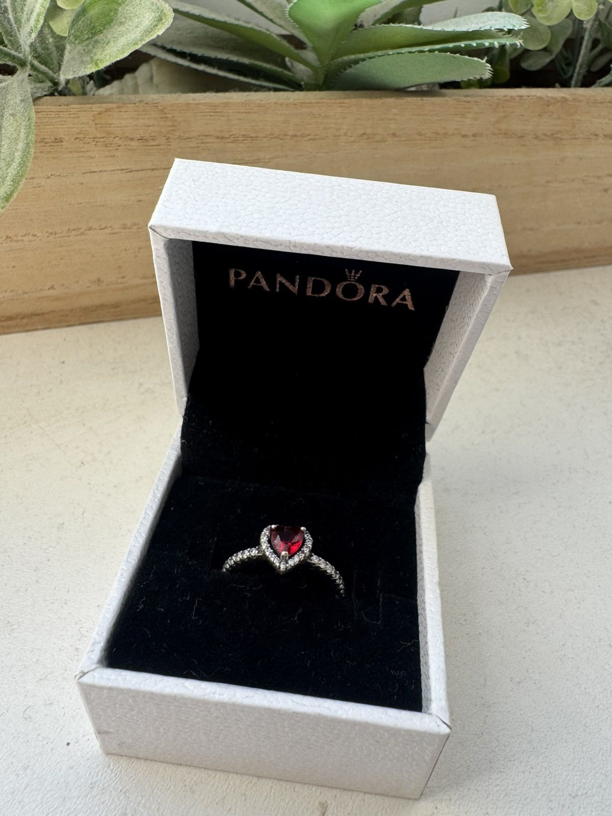 pandora pandora heart ring Size ONE SIZE - 1 Thumbnail