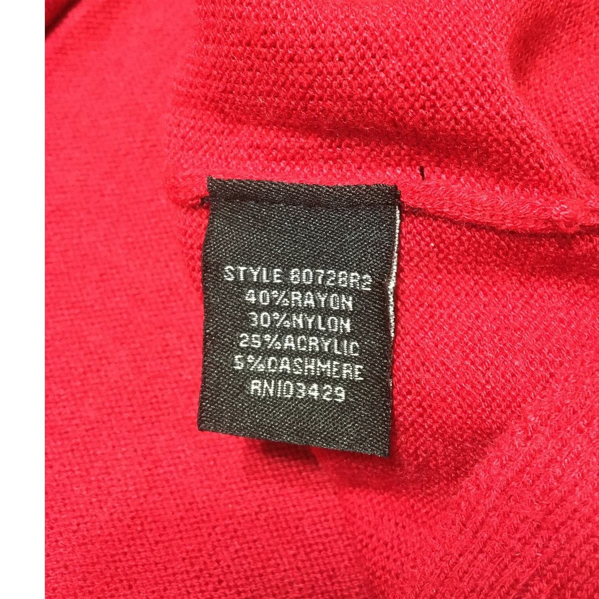 Other NWT Intro Love The Fit Medium Red Sweater Ribbed Hems Size M / US 6-8 / IT 42-44 - 3 Thumbnail
