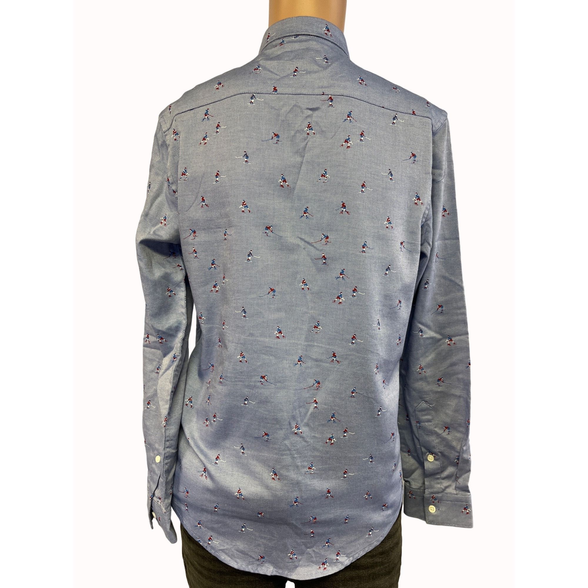 Zara Zara Man Men's Blue Shirt/Button Up/Slim Fit Sz M SKU 4701 Size US M / EU 48-50 / 2 - 3 Thumbnail