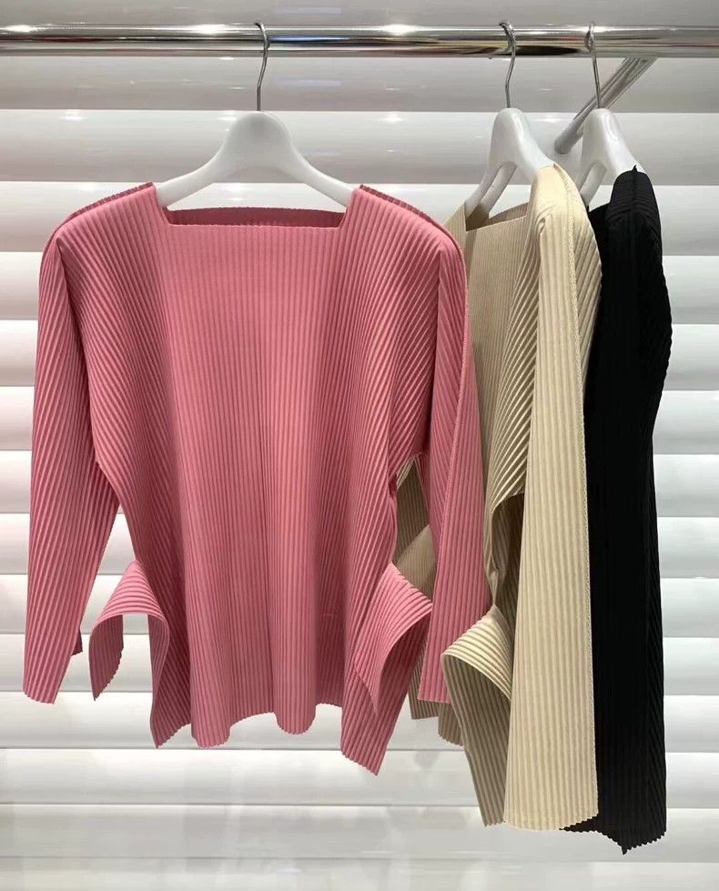 Other Issey Miyake/三宅一生 Pink square-neck top Size M / US 6-8 / IT 42-44 - 9 Thumbnail
